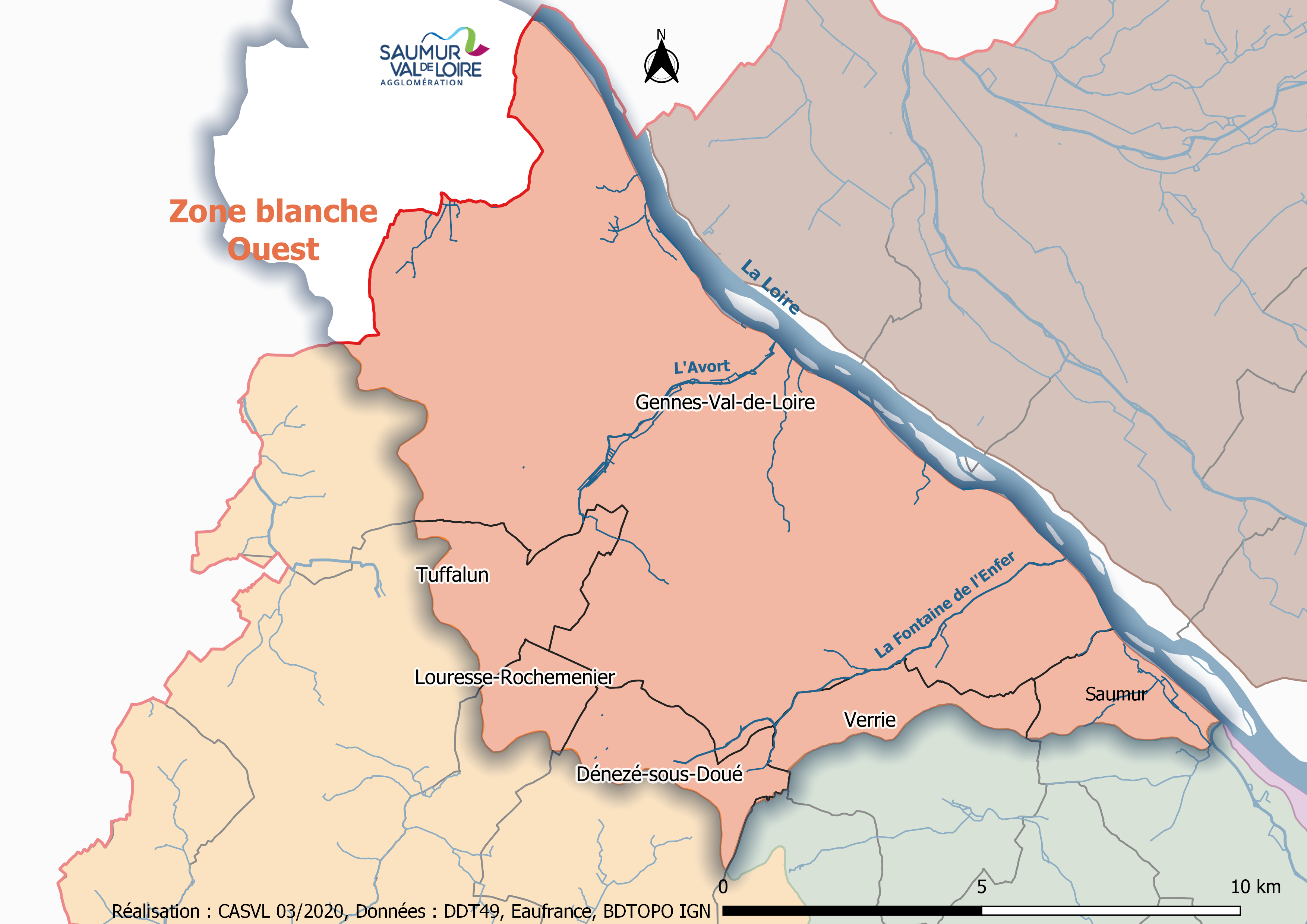 zones blanches ZB Ouest