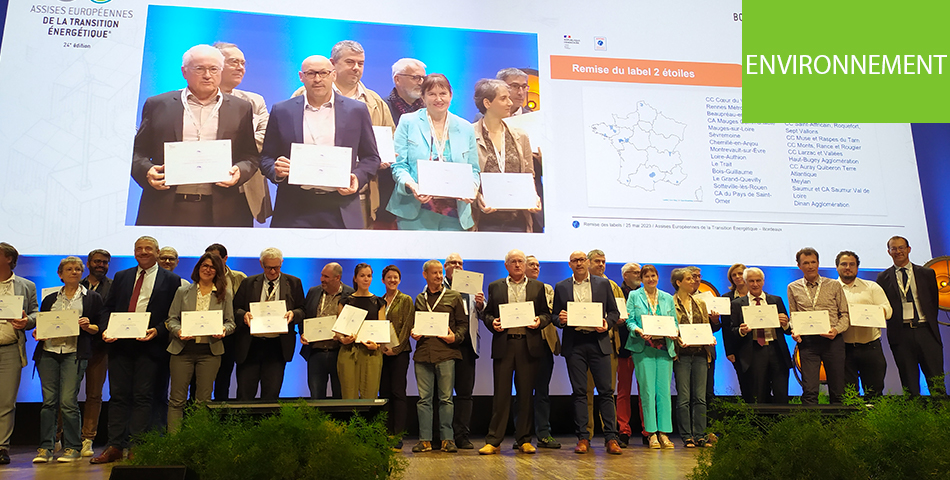 Label Territoire Engag&eacute; Transition Ecologique&nbsp;: une 2&egrave; &eacute;toile pour l'Agglom&eacute;ration et la Ville de Saumur