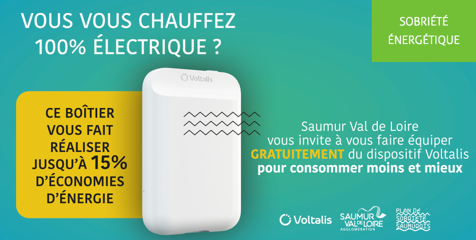 Chauffage &eacute;lectrique : l'Agglo invite les Saumurois &agrave; se faire &eacute;quiper du dispositif Voltalis pour consommer moins et mieux