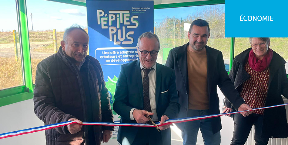L'Agglo inaugure une nouvelle p&eacute;pini&egrave;re d'entreprises &agrave; Dou&eacute;-en-Anjou 