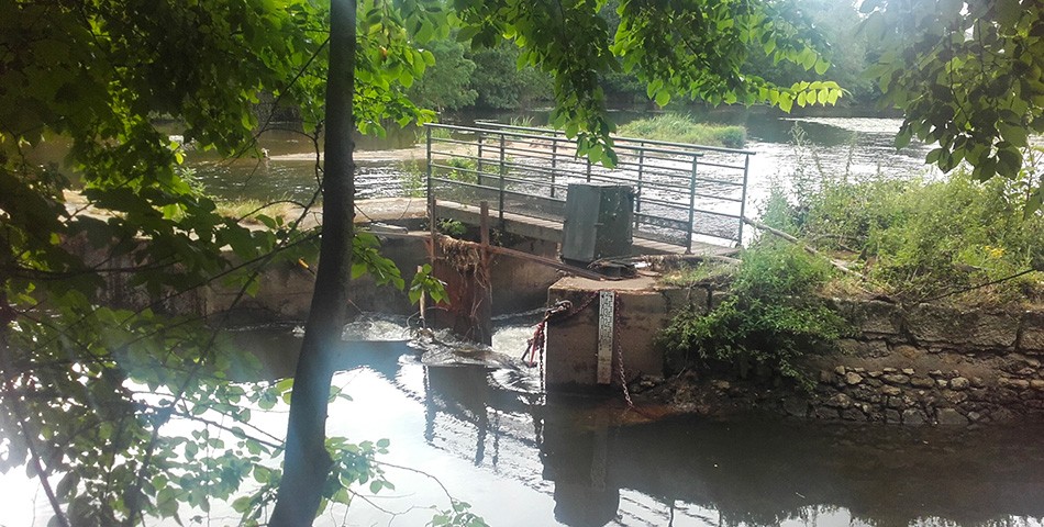 Incident technique sur le barrage des Nobis &agrave; Montreuil-Bellay
