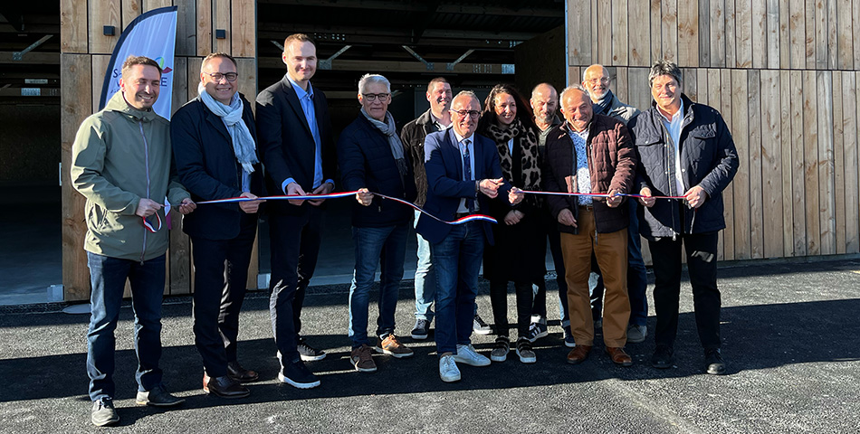 L&rsquo;Agglo inaugure deux usine-relais &eacute;co-responsables sur la zone de la Ronde &agrave; Allonnes