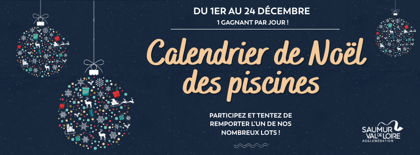 Lancement du Calendrier de No&euml;l dans les piscines communautaires