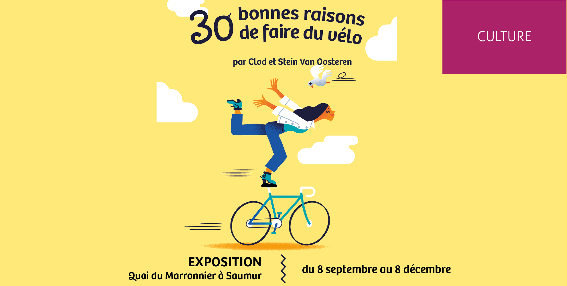 30 bonnes raisons de faire du v&eacute;lo par Clod et Stein Van Oosteren