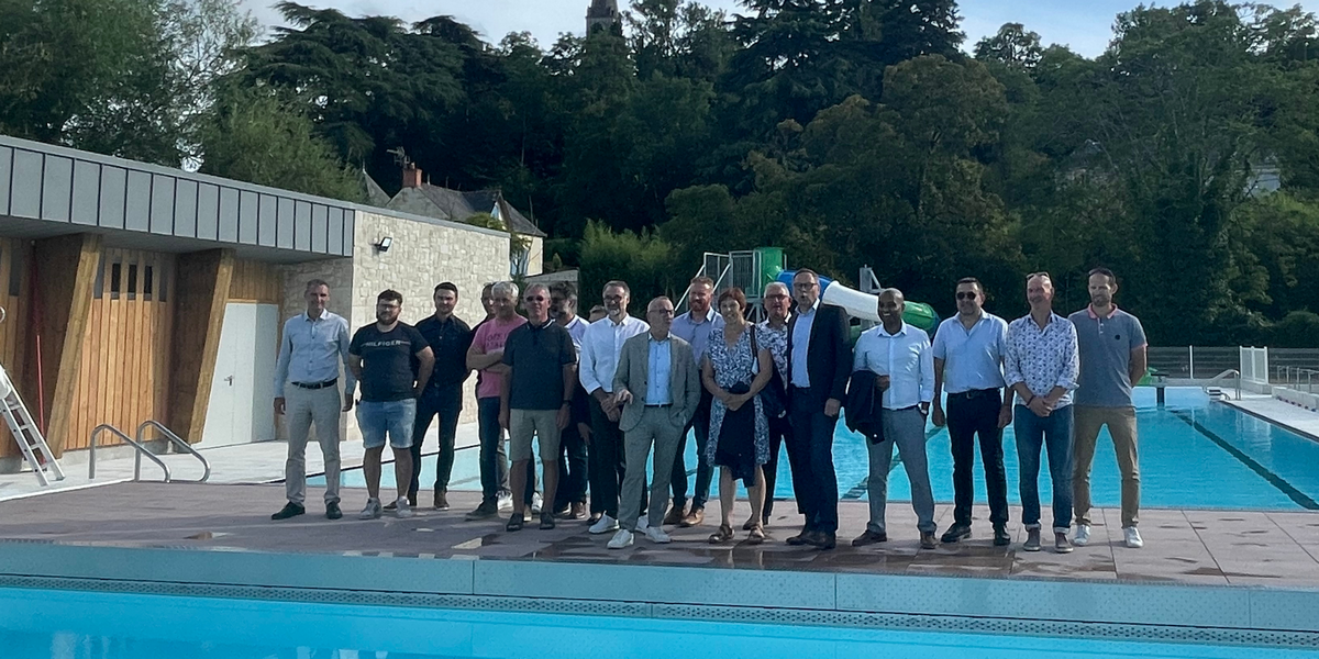 La piscine l&rsquo;Ile du Buisson &agrave; Gennes-Val-de-Loire inaugur&eacute;e