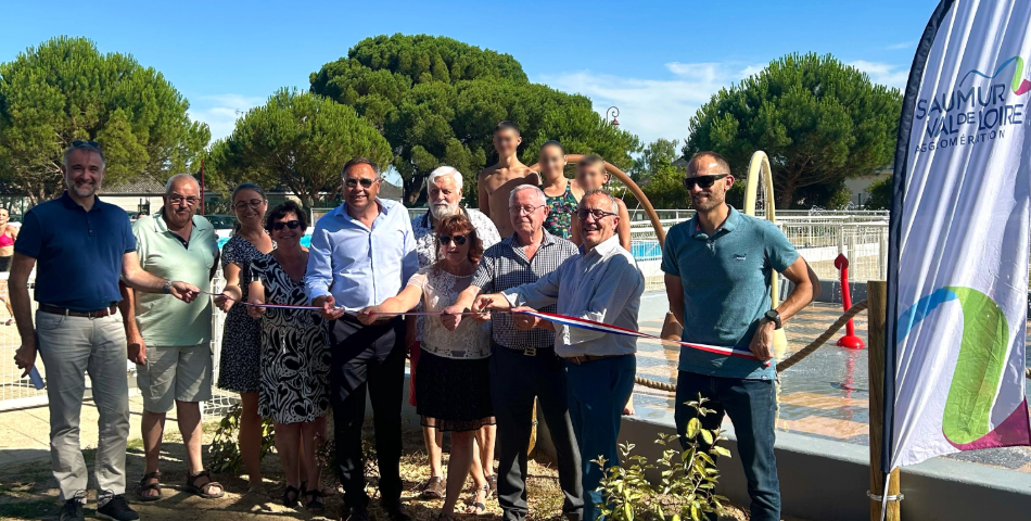 Une nouvelle aire de jeux aqualudiques &agrave; la piscine de Brain-sur-Allonnes