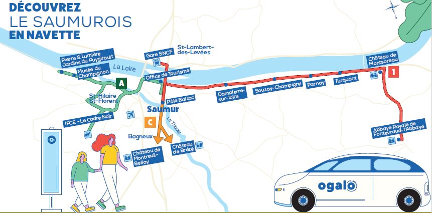 Cet &eacute;t&eacute;, visitez le saumurois avec les lignes touristiques d'OGALO