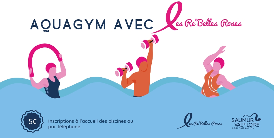 Octobre Rose : Participez &agrave; une s&eacute;ance d&rsquo;aquagym g&eacute;ant !