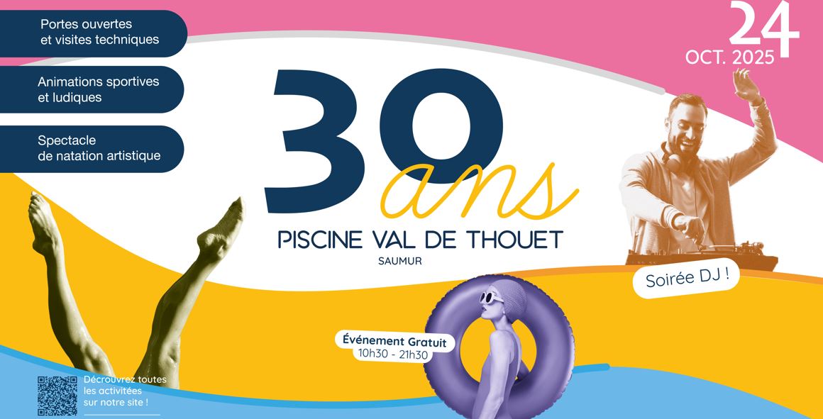 1995 &ndash; 2025 : Les 30 ans de la piscine du Val de Thouet